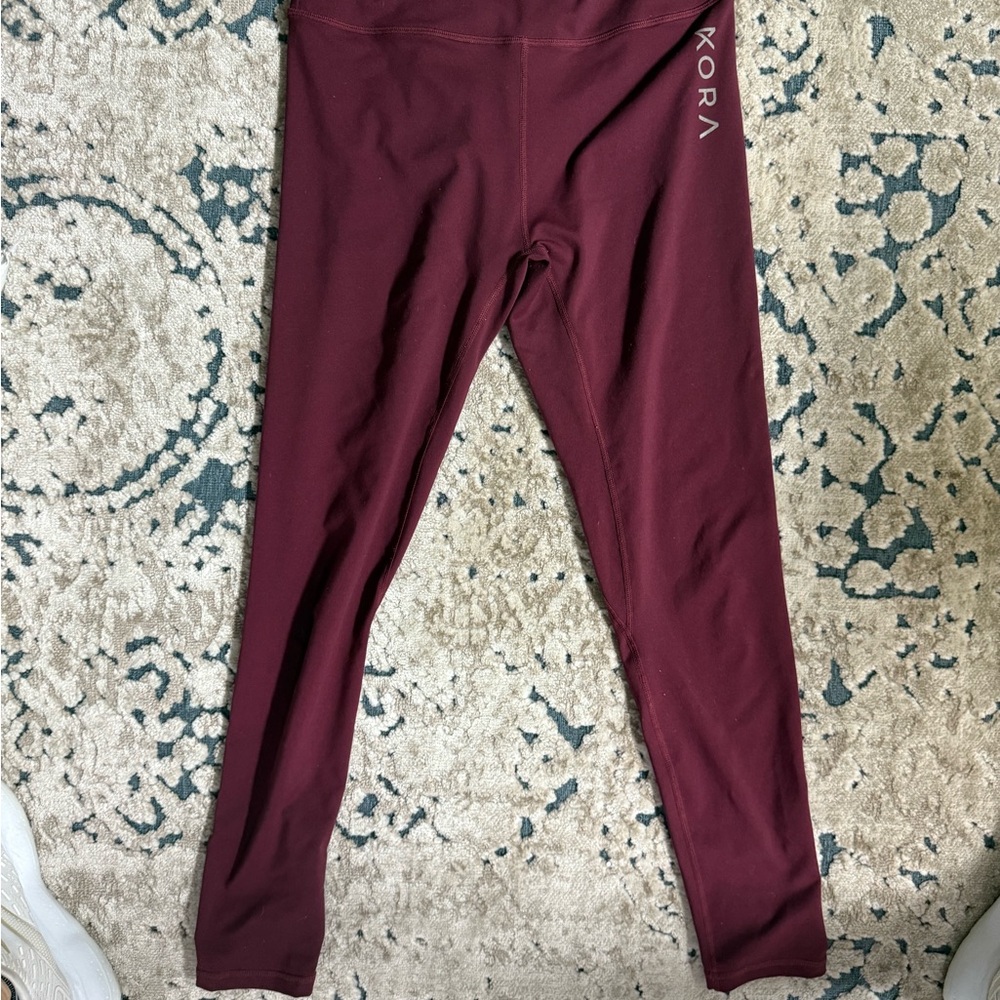 Kora Maroon Leggings